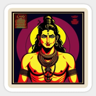 Dancing With Lord Shiva Vinyl Record Vol. 5 Sticker